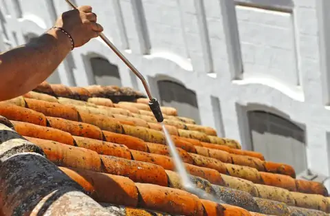 Nettoyage de toitures - Plouédern